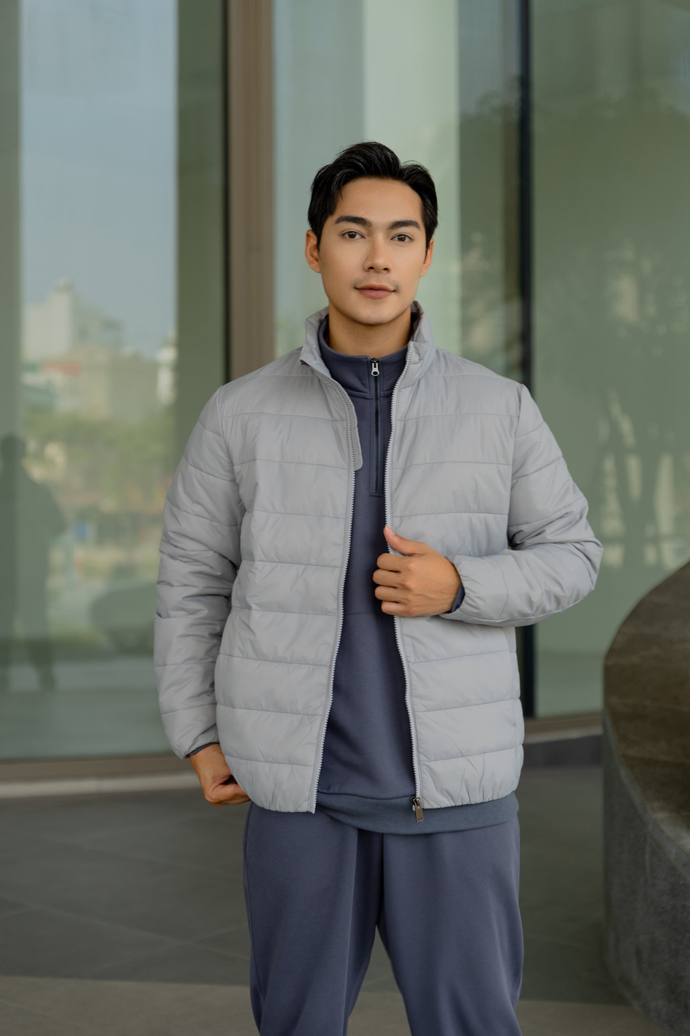 Ảnh của Áo khoác nam 3 lớp áo phao Jacket Dugarco - 231JK22190 